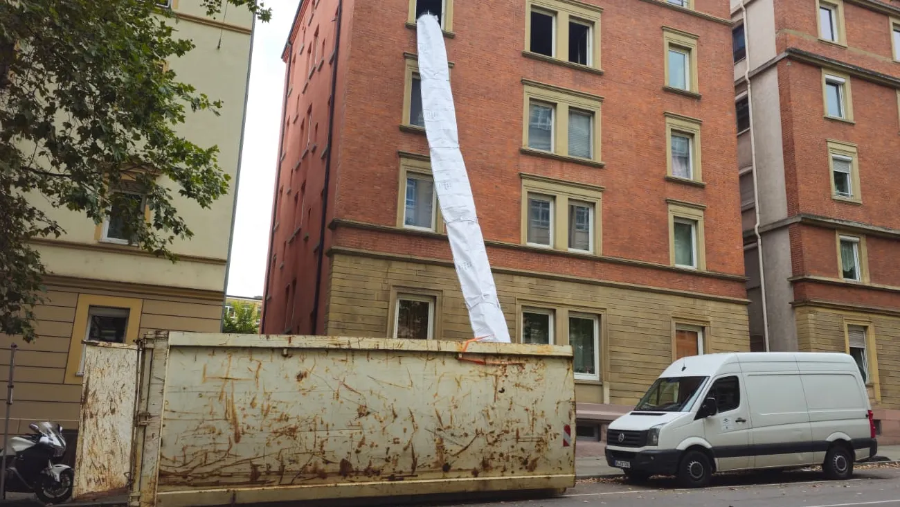 Entrümpelung einer Wohnung im Rems-Murr-Kreis durch Profis von Strobel und Schmaderer Dienstleistungen